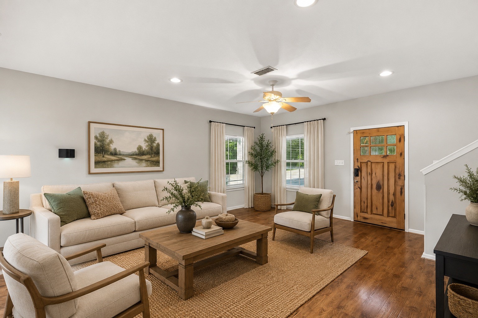 13396 Teel Road Montgomery, TX 77356 - Photo 5 of 50 a living room with furniture and a large window