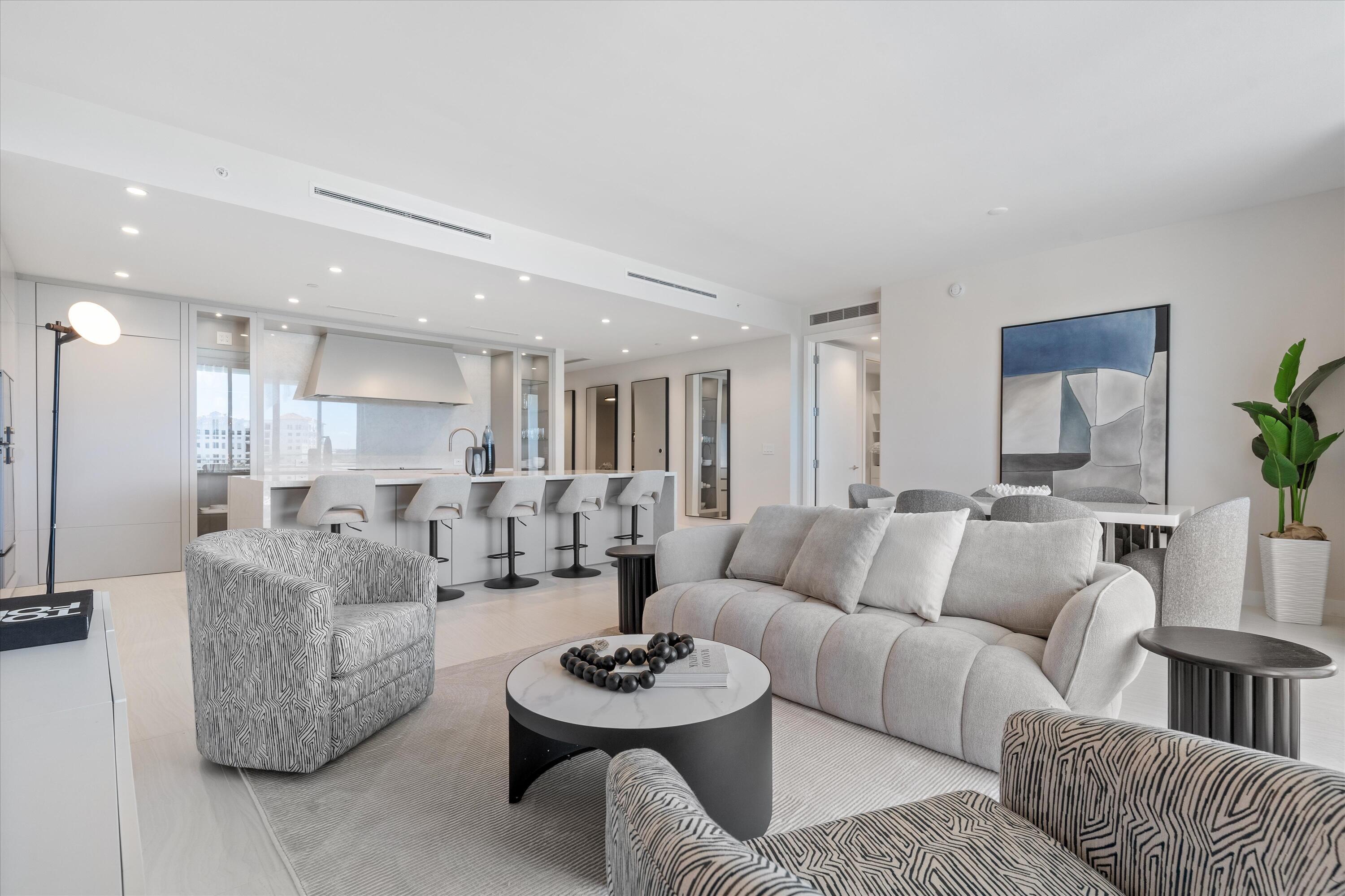 220 Southeast Mizner Boulevard, Unit 604 Boca Raton, FL 33432 - Photo 5 of 52 Living & Dining Area