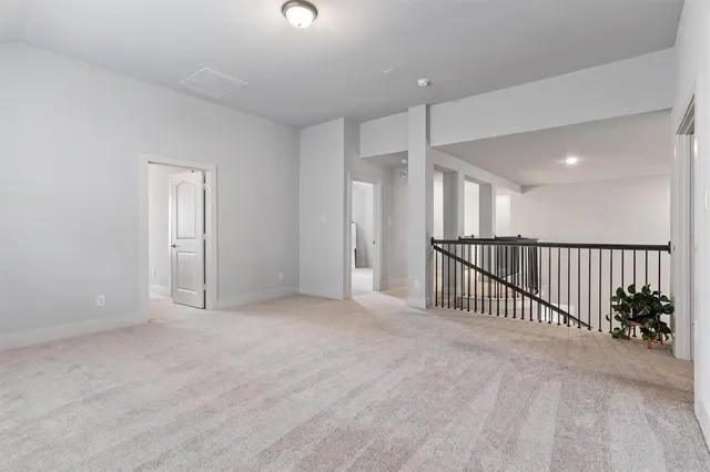 en view interior of a house with stairs
