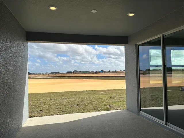 a view of an ocean from a balcony