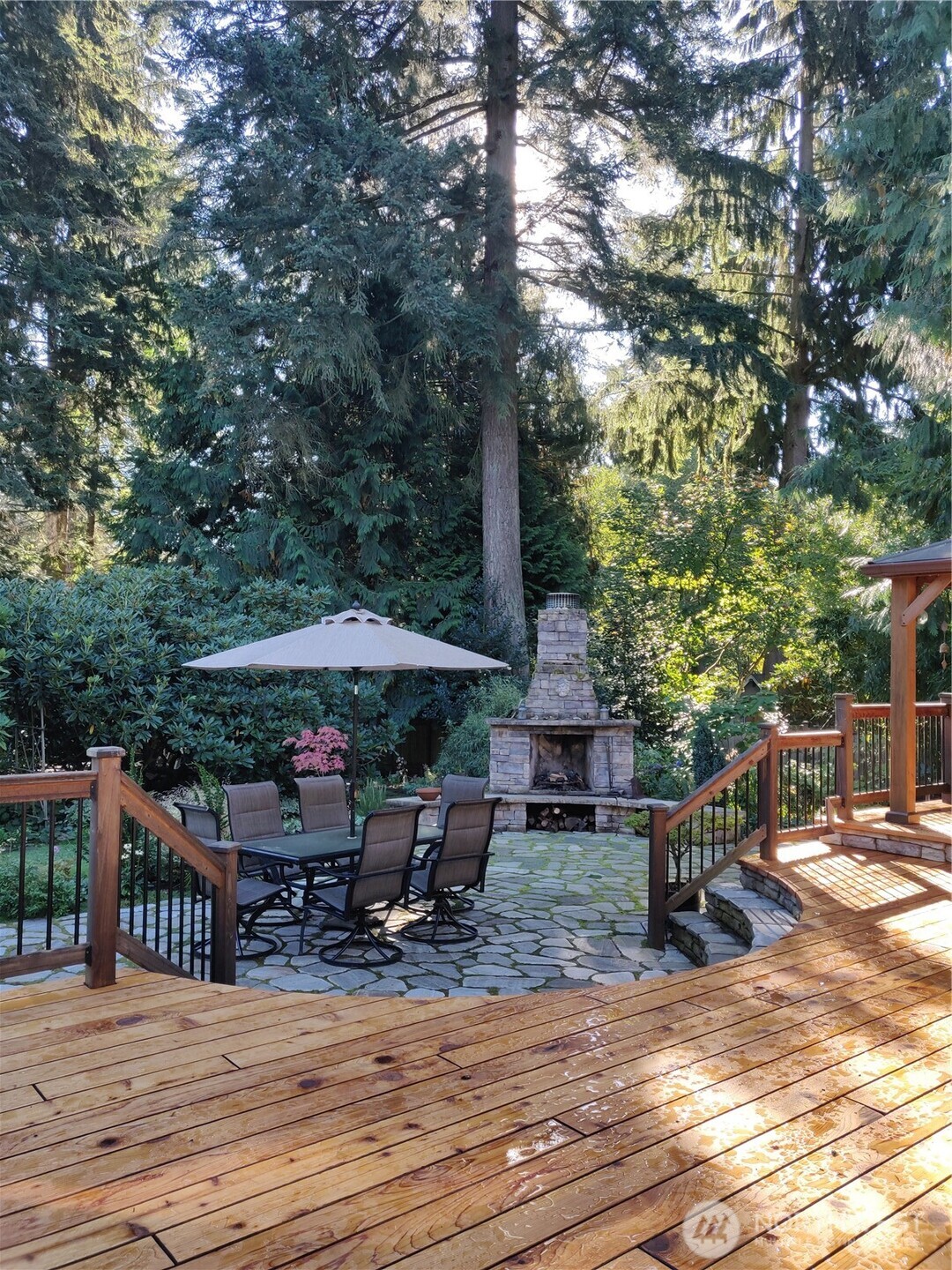 17521 7th Avenue West Bothell, WA 98012 - Photo 38 of 40 a view of a dinning table and chairs in patio