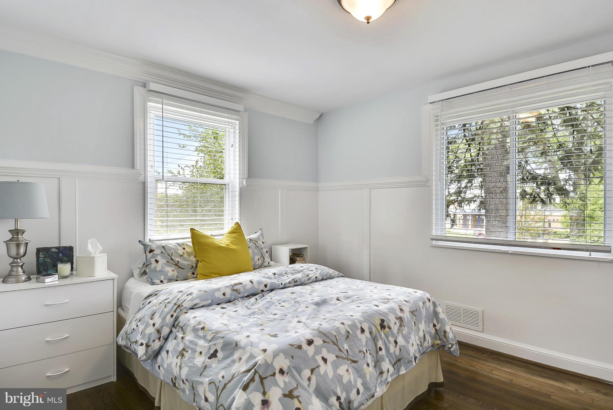 4709 Saul Road Kensington, MD 20895 - Photo 14 of 30 Master bedroom w/ elaborate mouldings