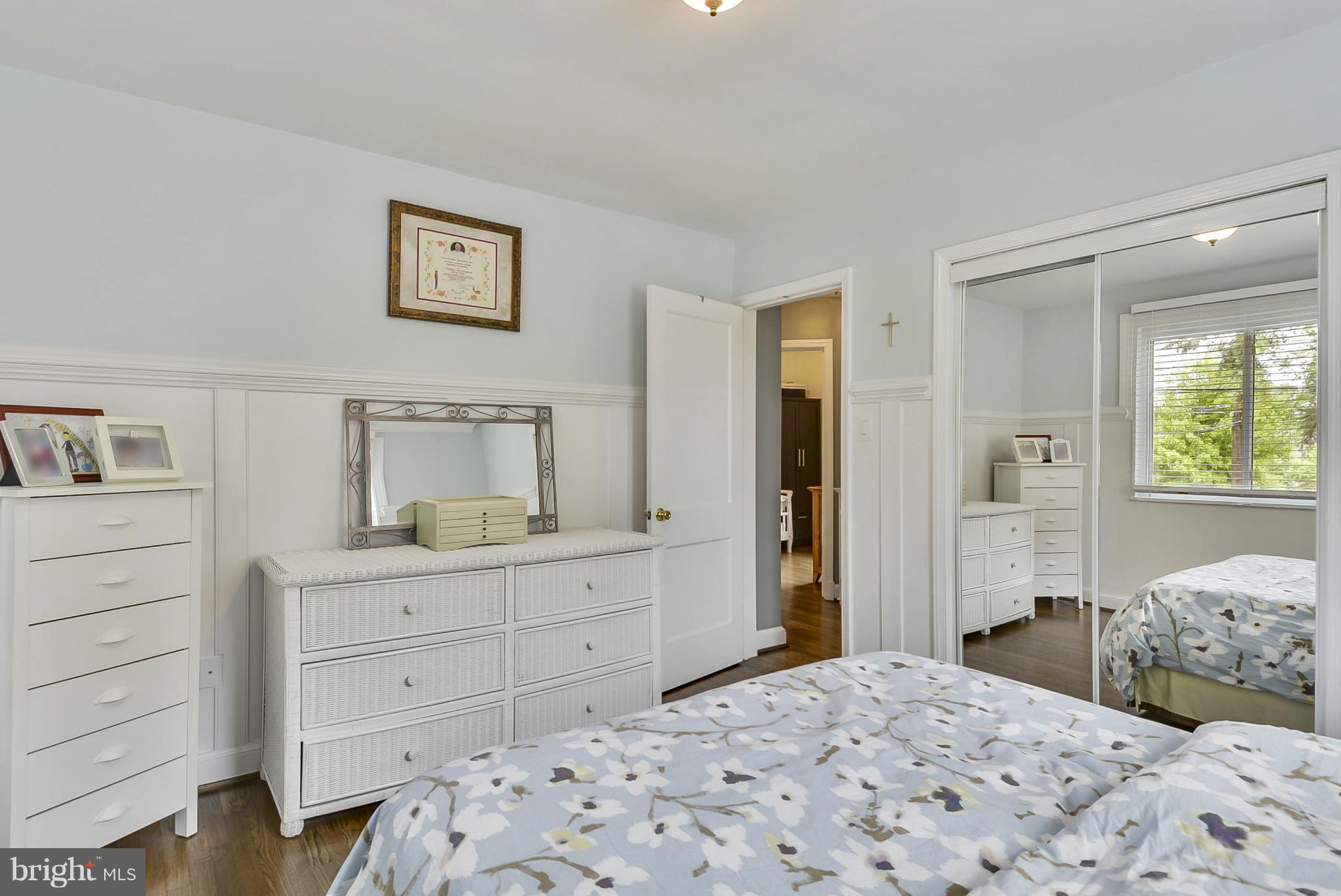 4709 Saul Road Kensington, MD 20895 - Photo 15 of 30 Master bedroom w/ refinished hardwood flooring