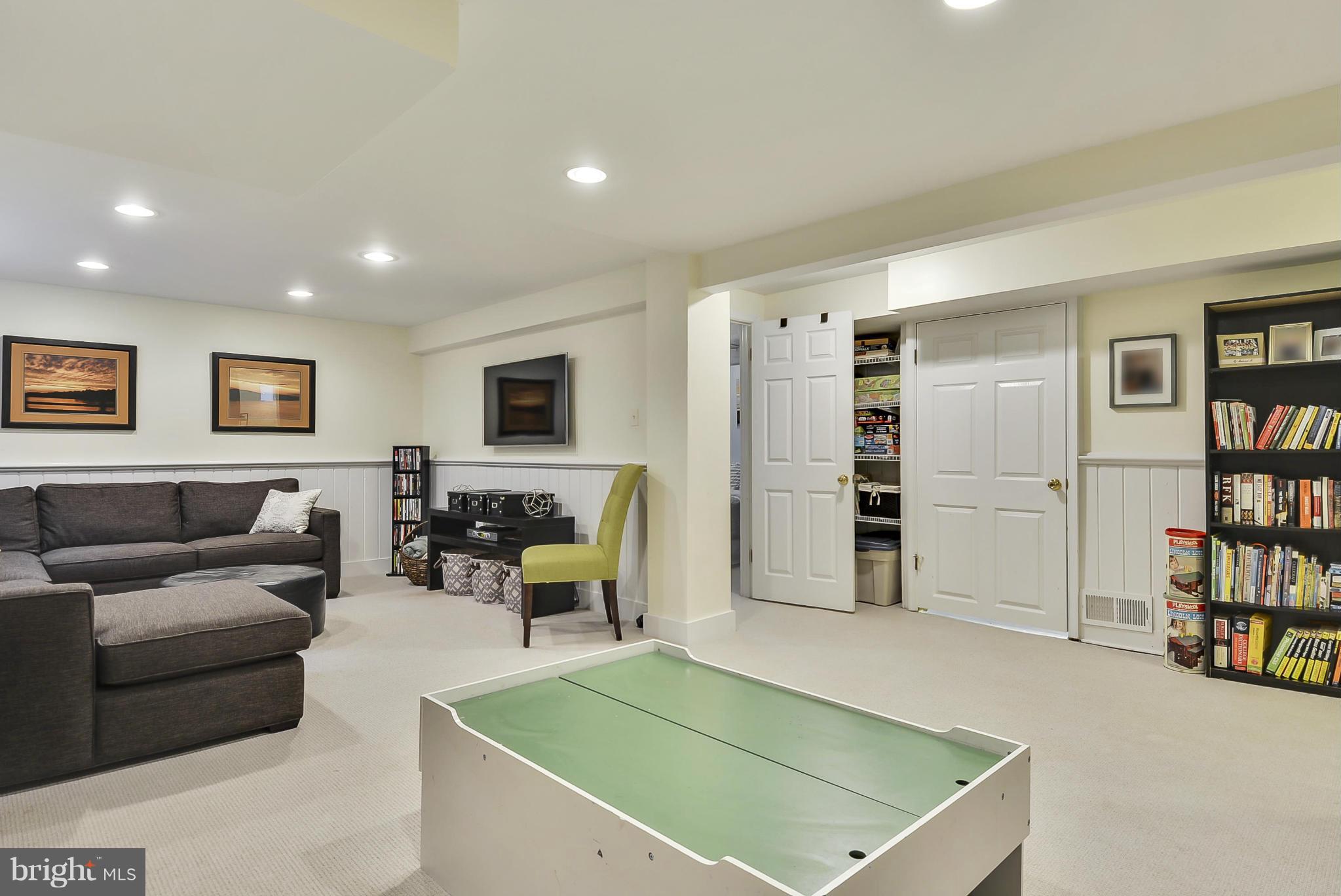 4709 Saul Road Kensington, MD 20895 - Photo 20 of 30 Fully-finished lower level w/ built-in shelving