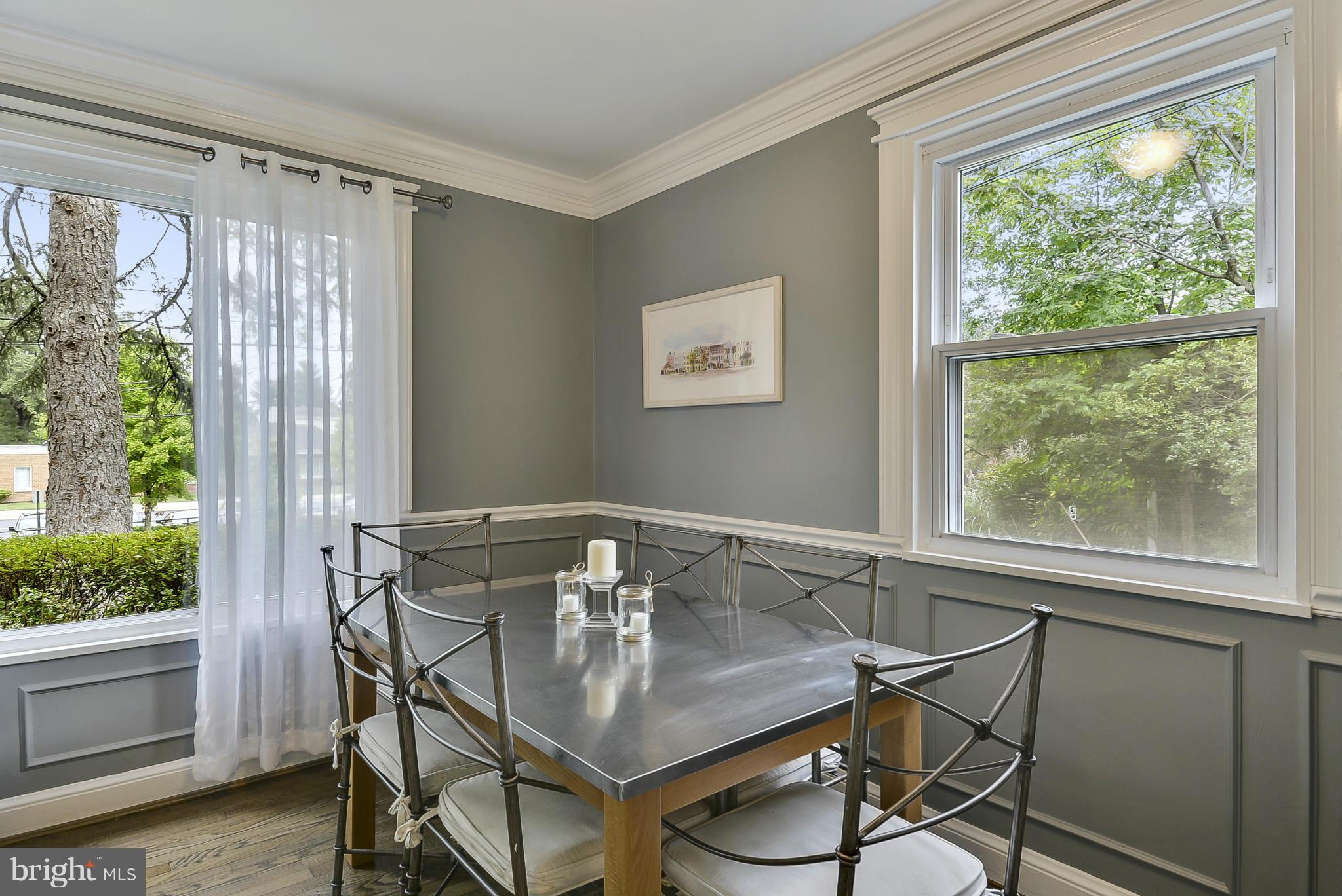 4709 Saul Road Kensington, MD 20895 - Photo 9 of 30 Dining room w/ elaborate mouldings