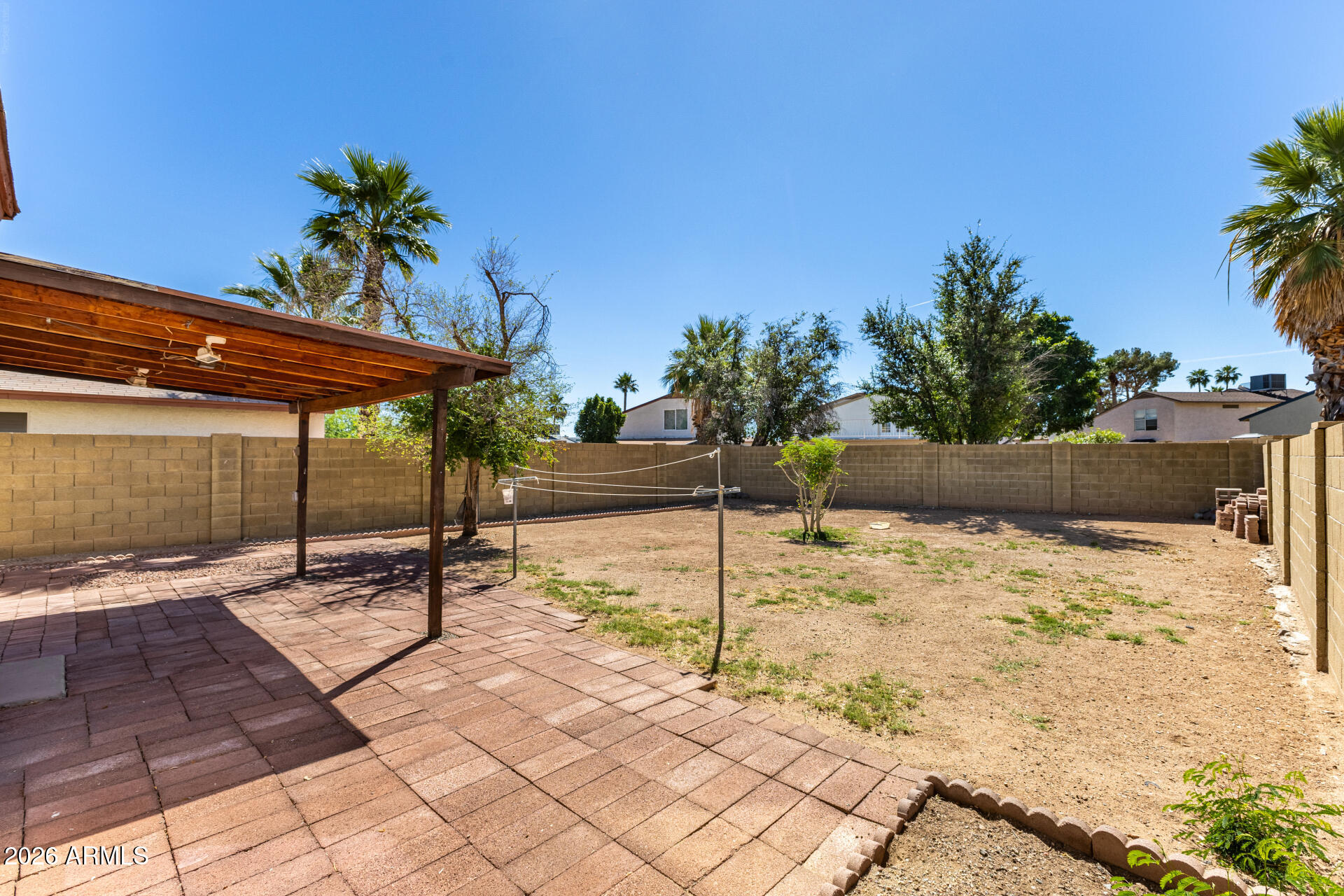 4741 West Marco Polo Road Glendale, AZ 85308 - Photo 24 of 32 a view of a backyard of the house