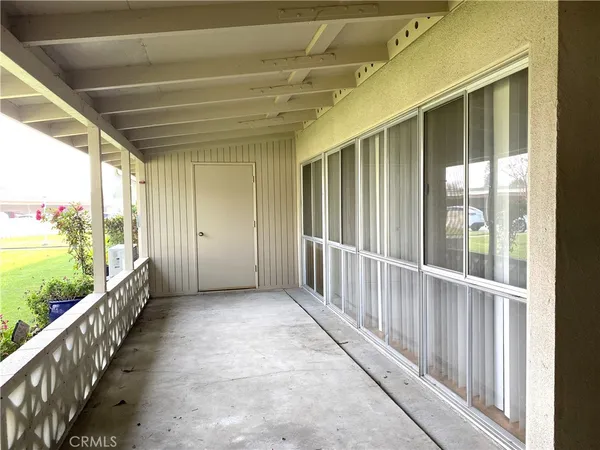 a view of balcony