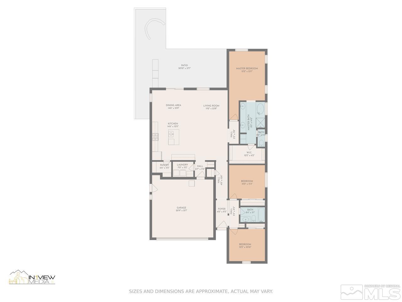 2090 Tawleed Road Reno, NV 89521 - Photo 24 of 24 a picture of a floor plan