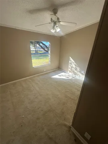 a view of a livingroom with a window