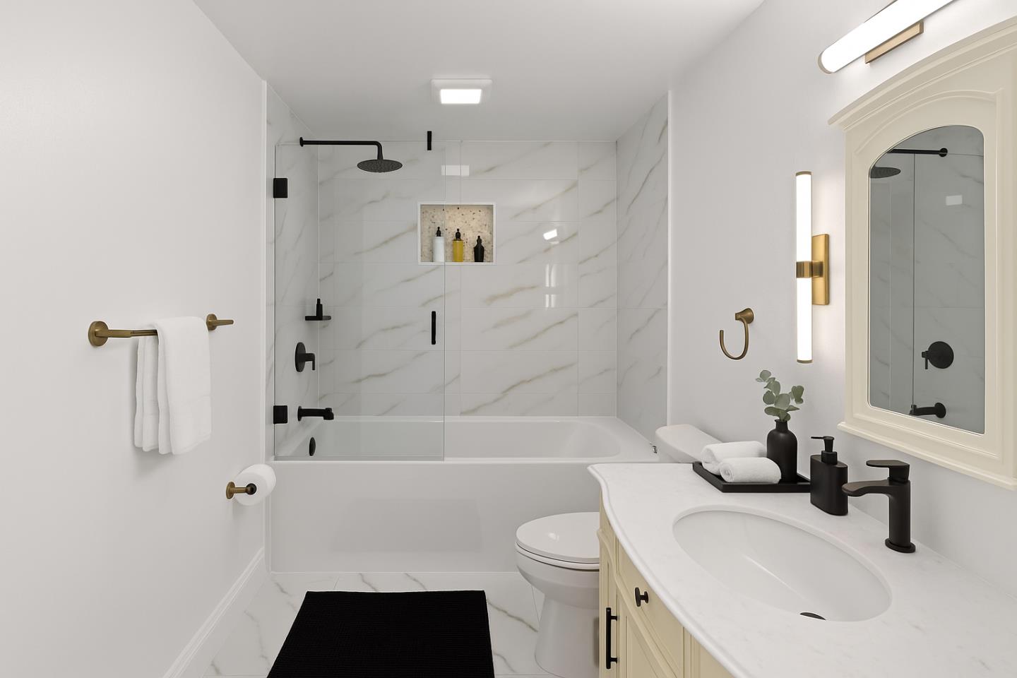 451 Laureles Grade Carmel Valley, CA 93924 - Photo 8 of 11 a bathroom with a sink toilet a shower and bathtub