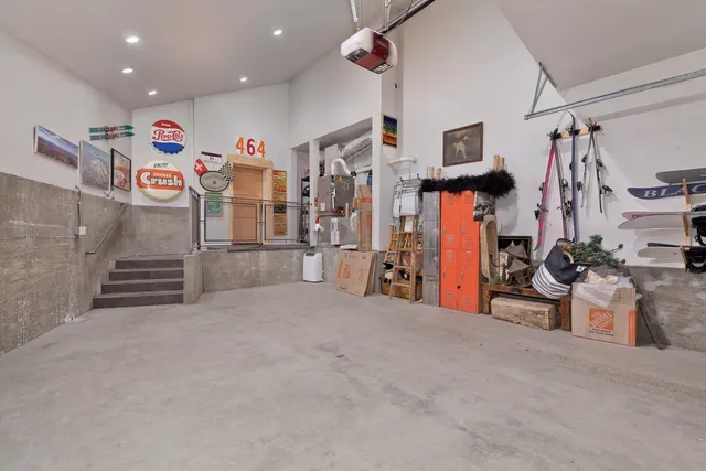 a view of a storage in a room