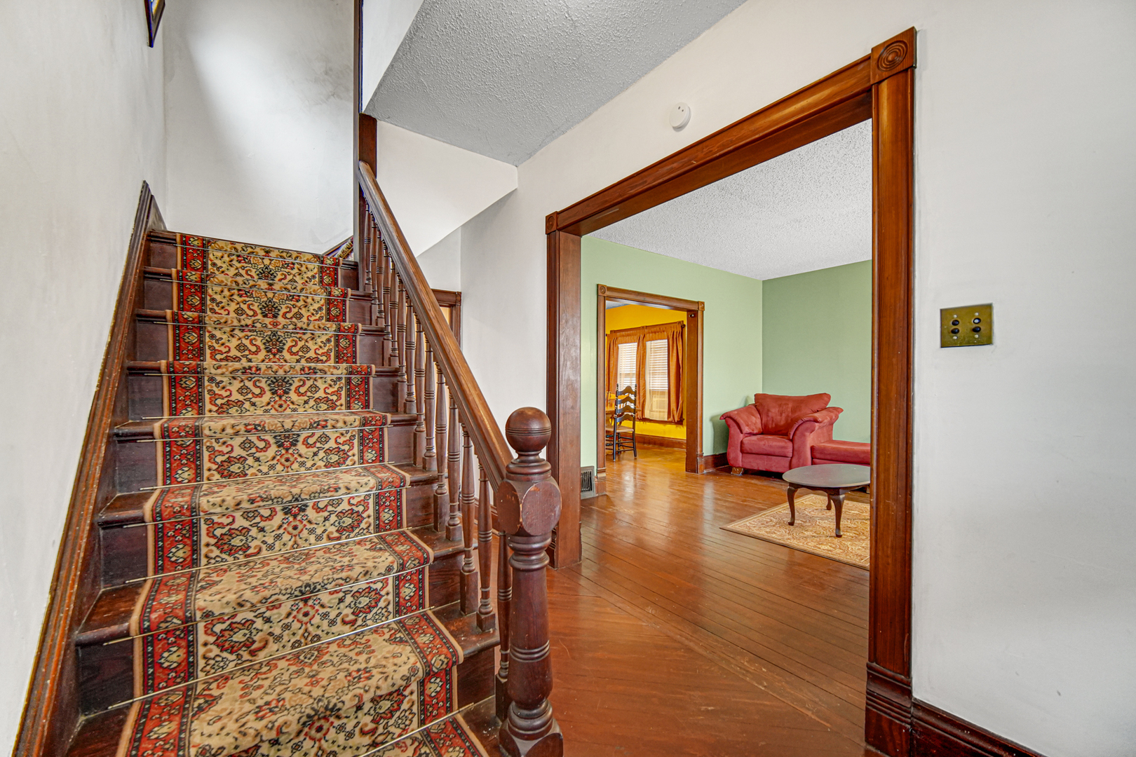 1112 South Jefferson Street Lockport, IL 60441 - Photo 6 of 21 a view of living room with furniture and wooden floor