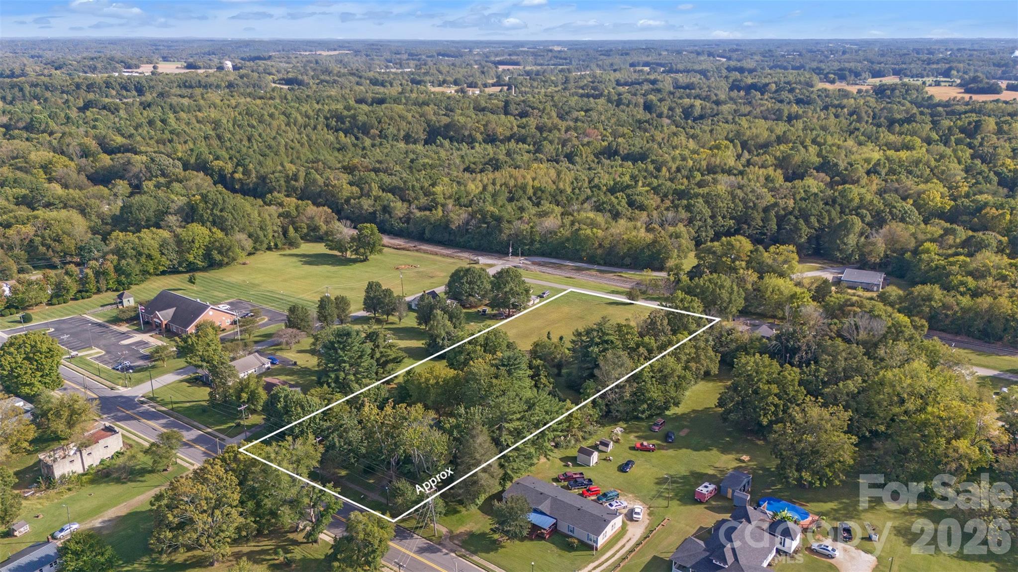 208 East Main Street Cleveland, NC 27013 - Photo 6 of 48 an aerial view of a house