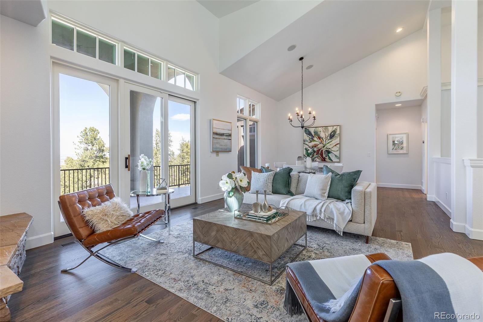 968 Summer Spring View Colorado Springs, CO 80906 - Photo 13 of 40 a living room with furniture and wooden floor