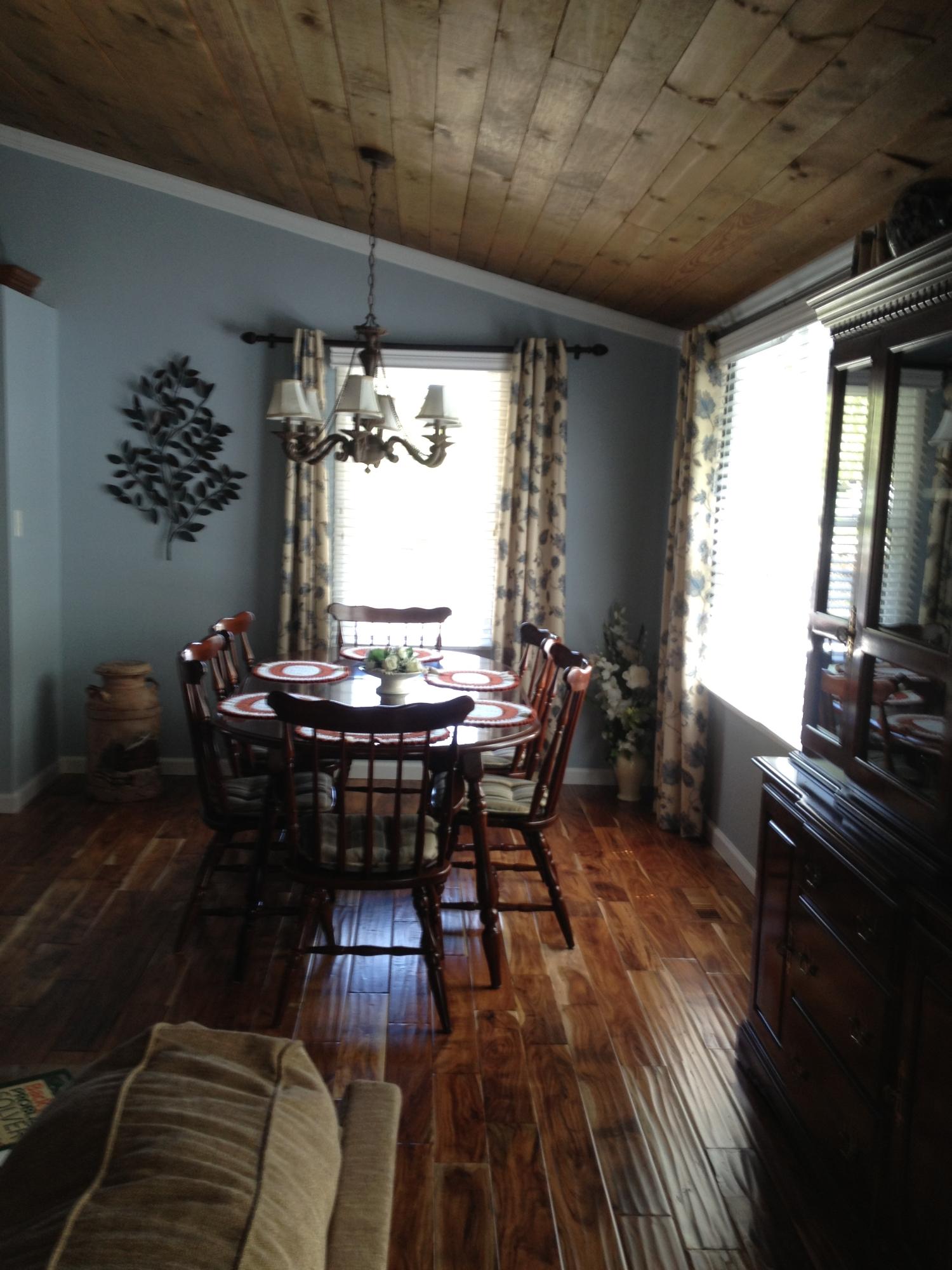 1470 River Road Kingston, TN 37763 - Photo 5 of 32 Dining w beautiful wood floors & ceiling