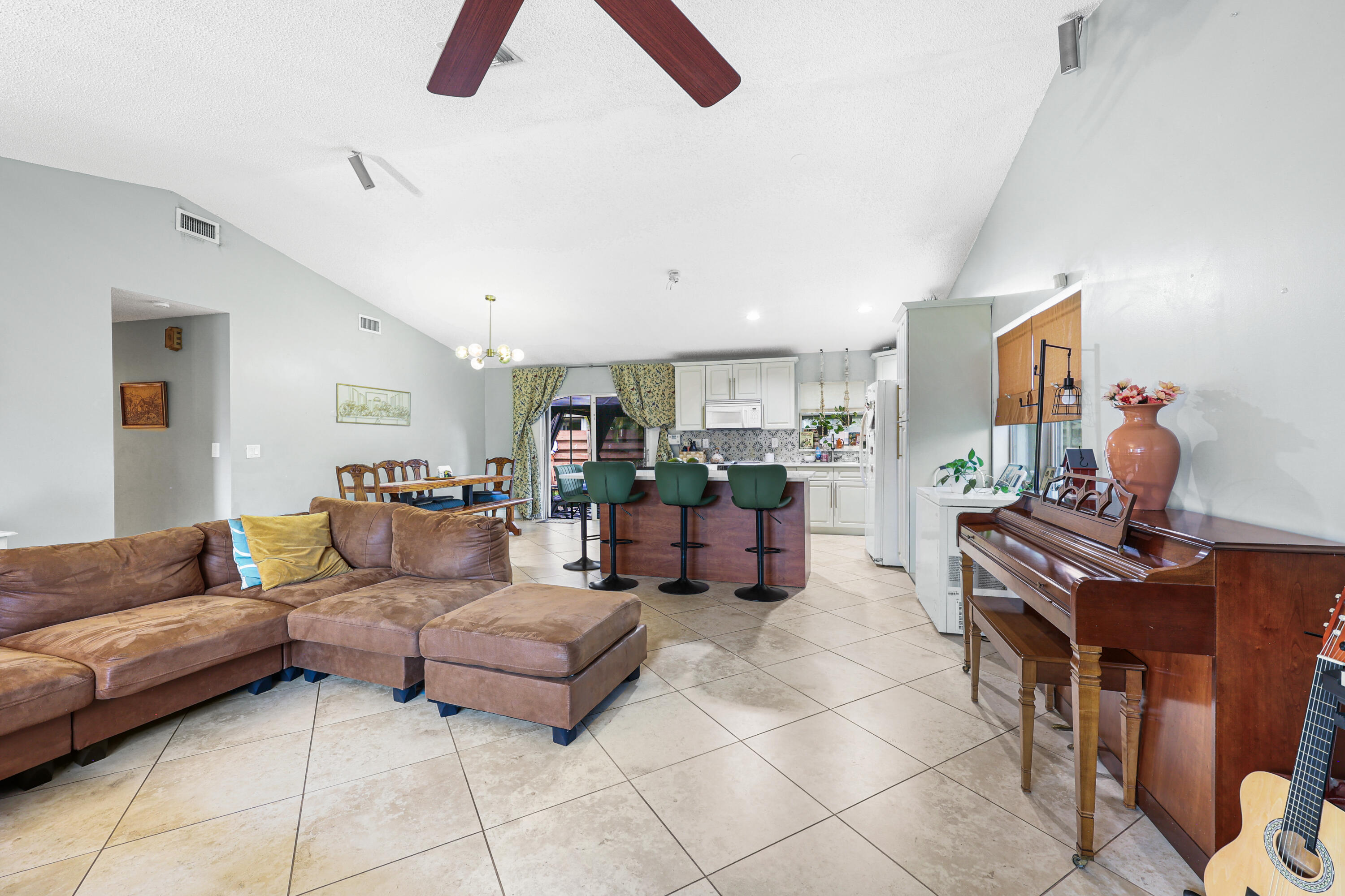7527 Southwest 7th Street North Lauderdale, FL 33068 - Photo 28 of 34 a living room with furniture and kitchen view