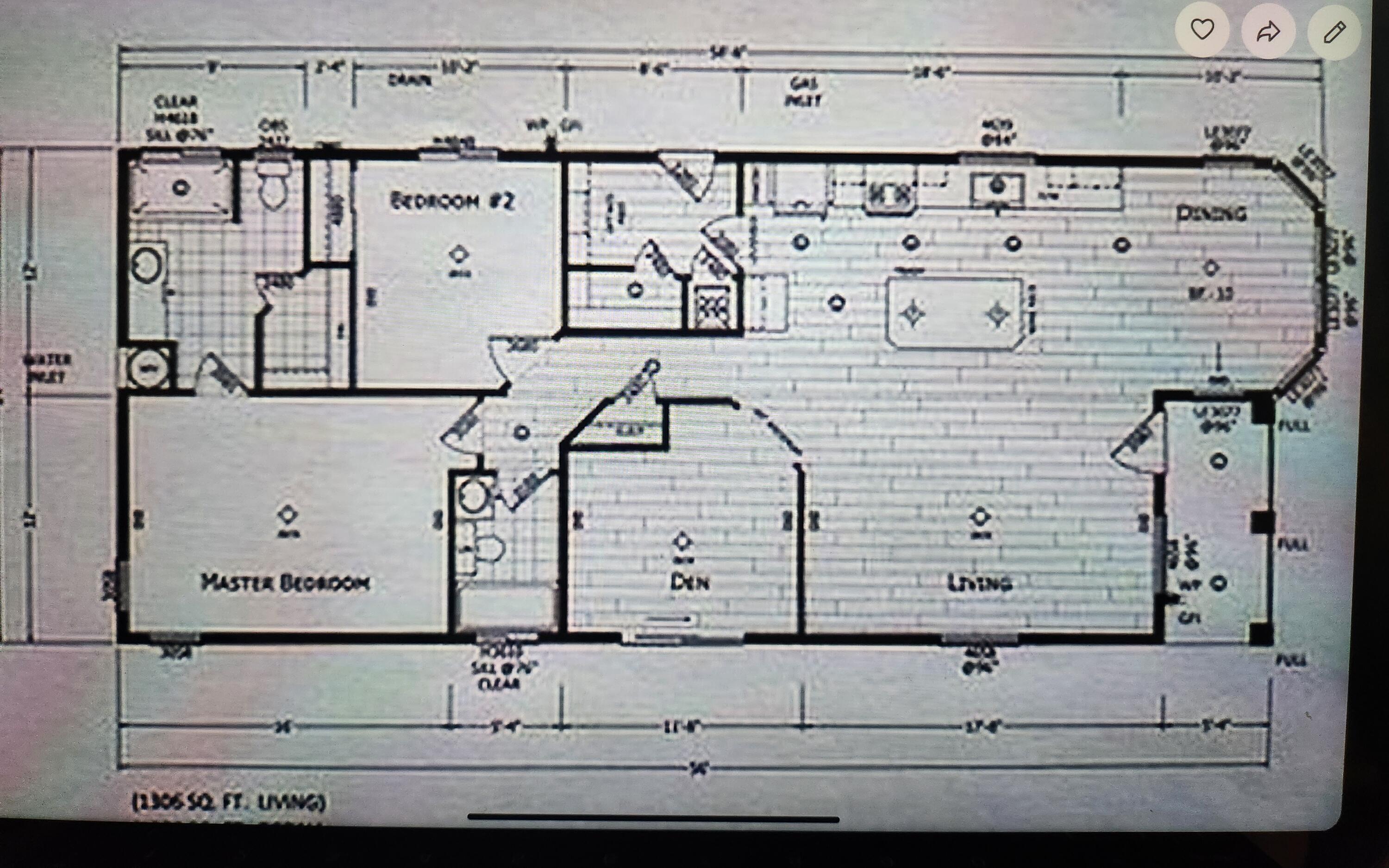 144 Capri Street Rancho Mirage, CA 92270 - Photo 24 of 24 144 Capri floor plan