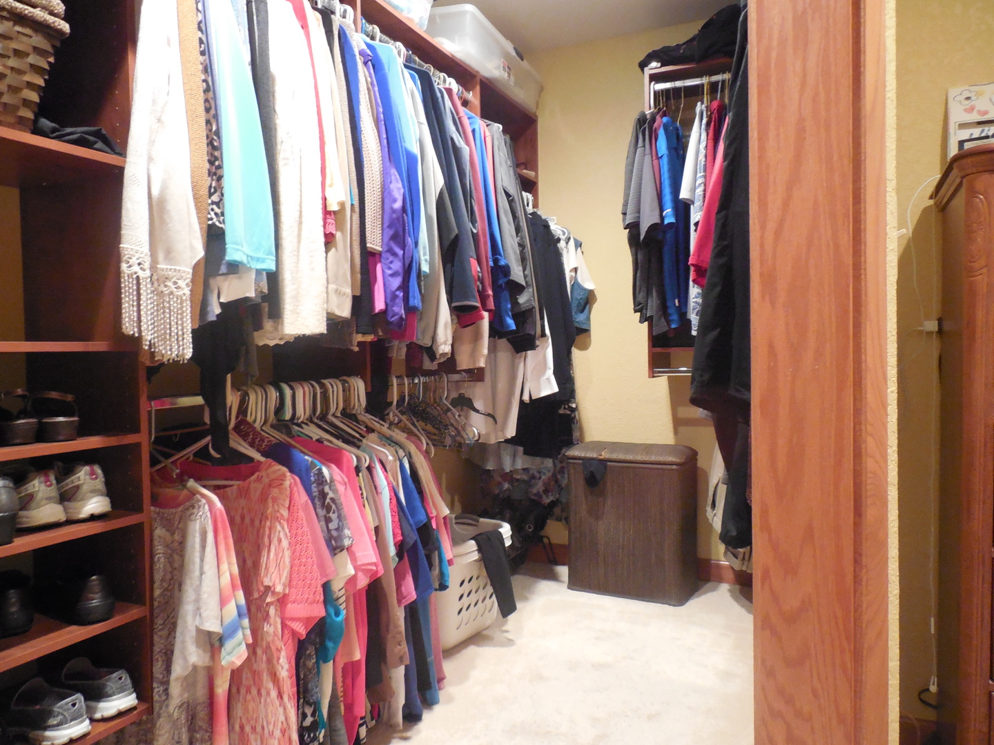 6472 Penrose Road Fulton, IL 61252 - Photo 12 of 21 a view of walk in closet with clothes and shoes