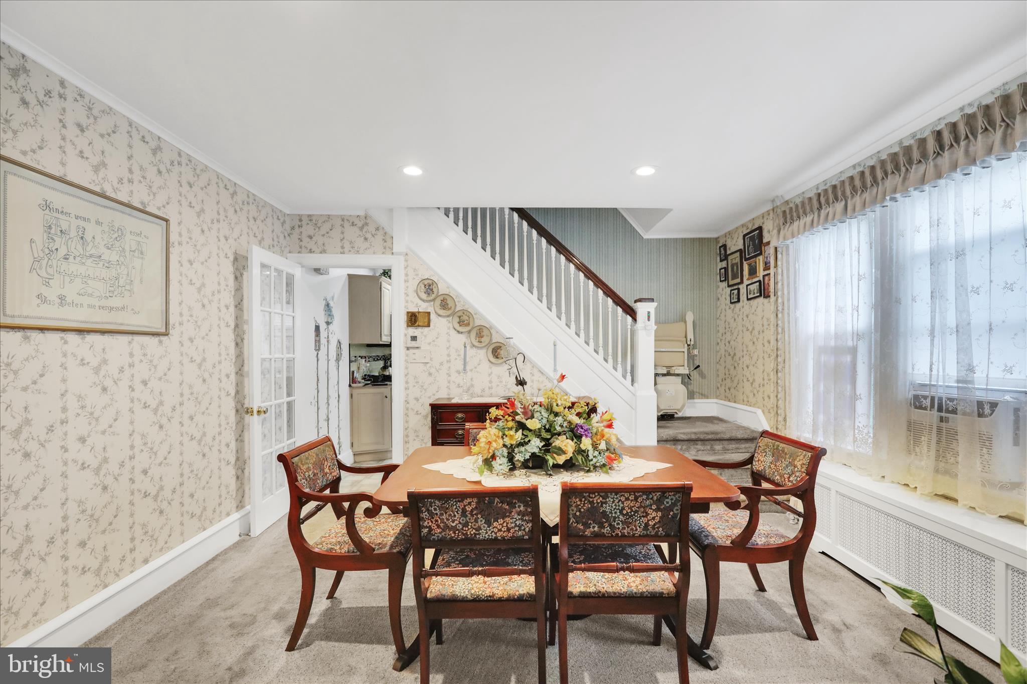 21 Woodland Road Reading, PA 19610 - Photo 11 of 39 a view of a dining room with furniture and window