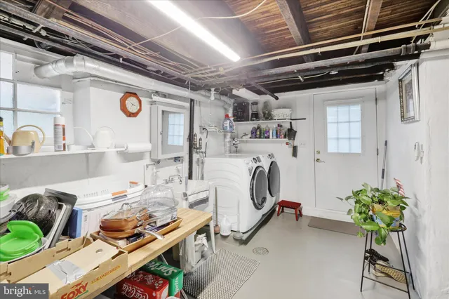 a room with gym equipment