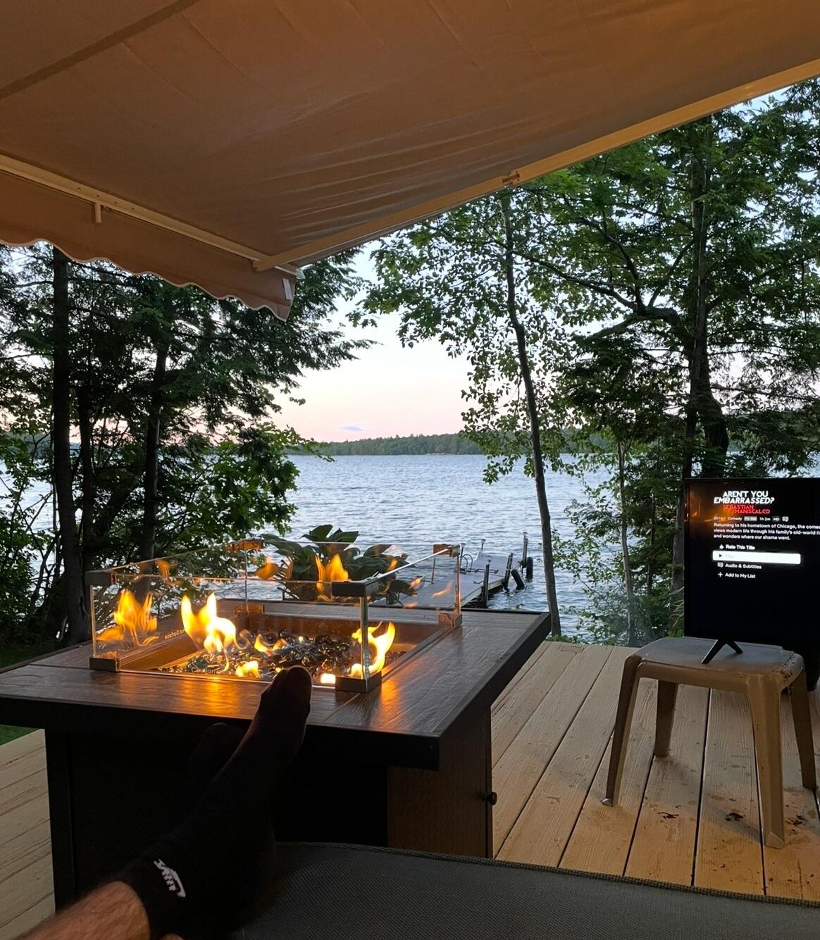 175 Azwelikit Road Casco, ME 04015 - Photo 43 of 55 bunkhouse deck