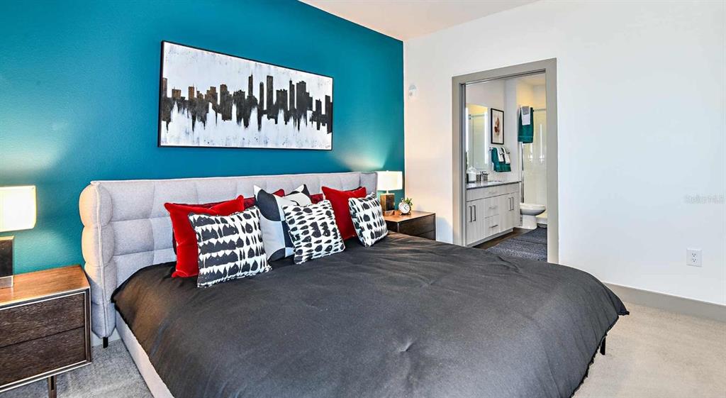 1040 Jamison Loop, Unit ELEMENT Kissimmee, FL 34744 - Photo 11 of 18 a view of a bedroom with furniture and closet