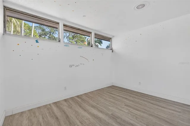 wooden floor in an empty room