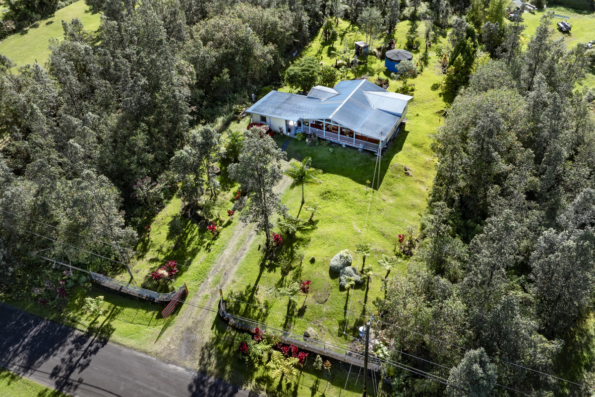 11-3545 Pikake Street Mountain View, HI 96771 - Photo 26 of 30 an aerial view of a house with a yard basket ball court and outdoor seating