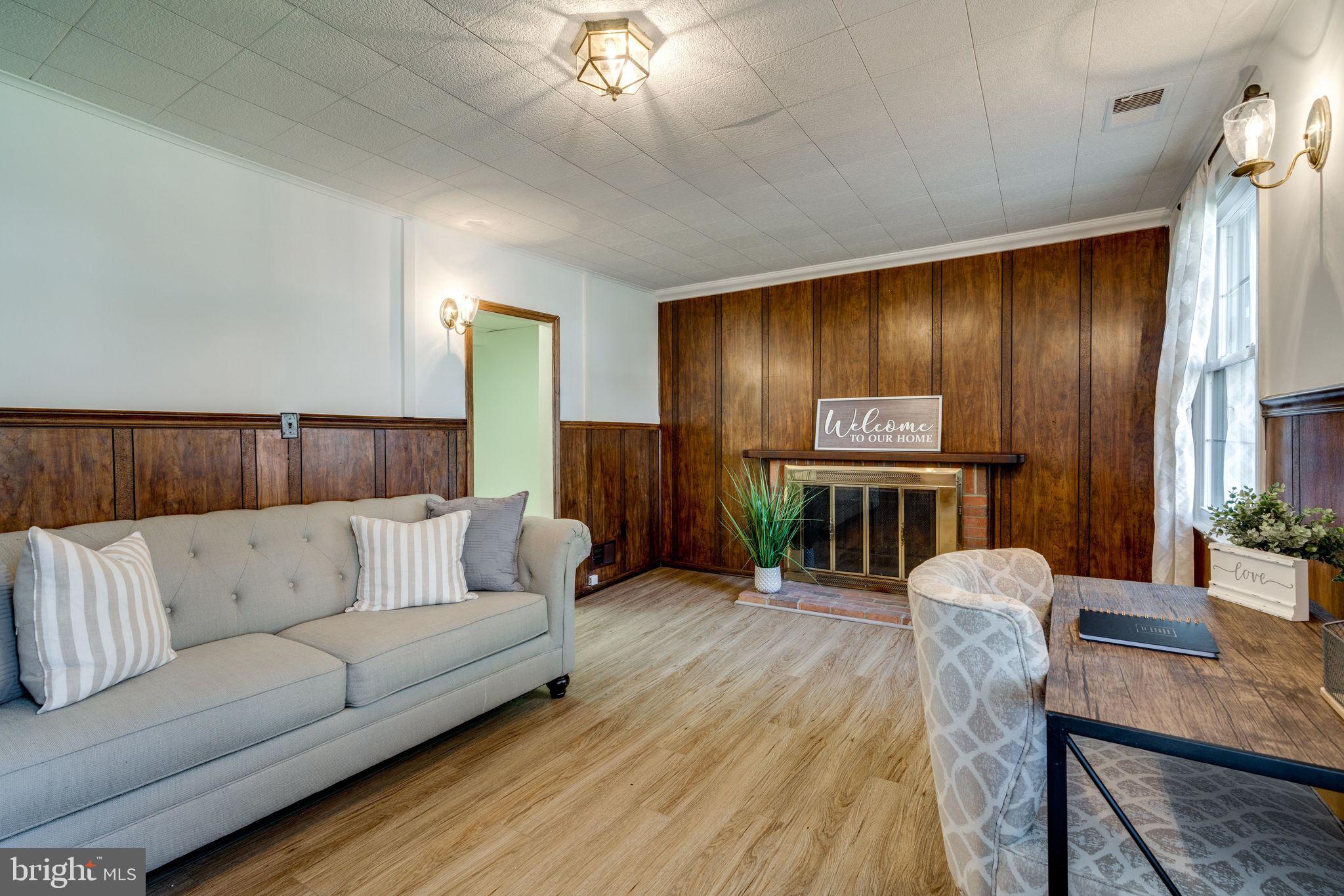 7107 Villa Park Road Springfield, VA 22150 - Photo 27 of 37 Family Room with Wood Burning Fireplace