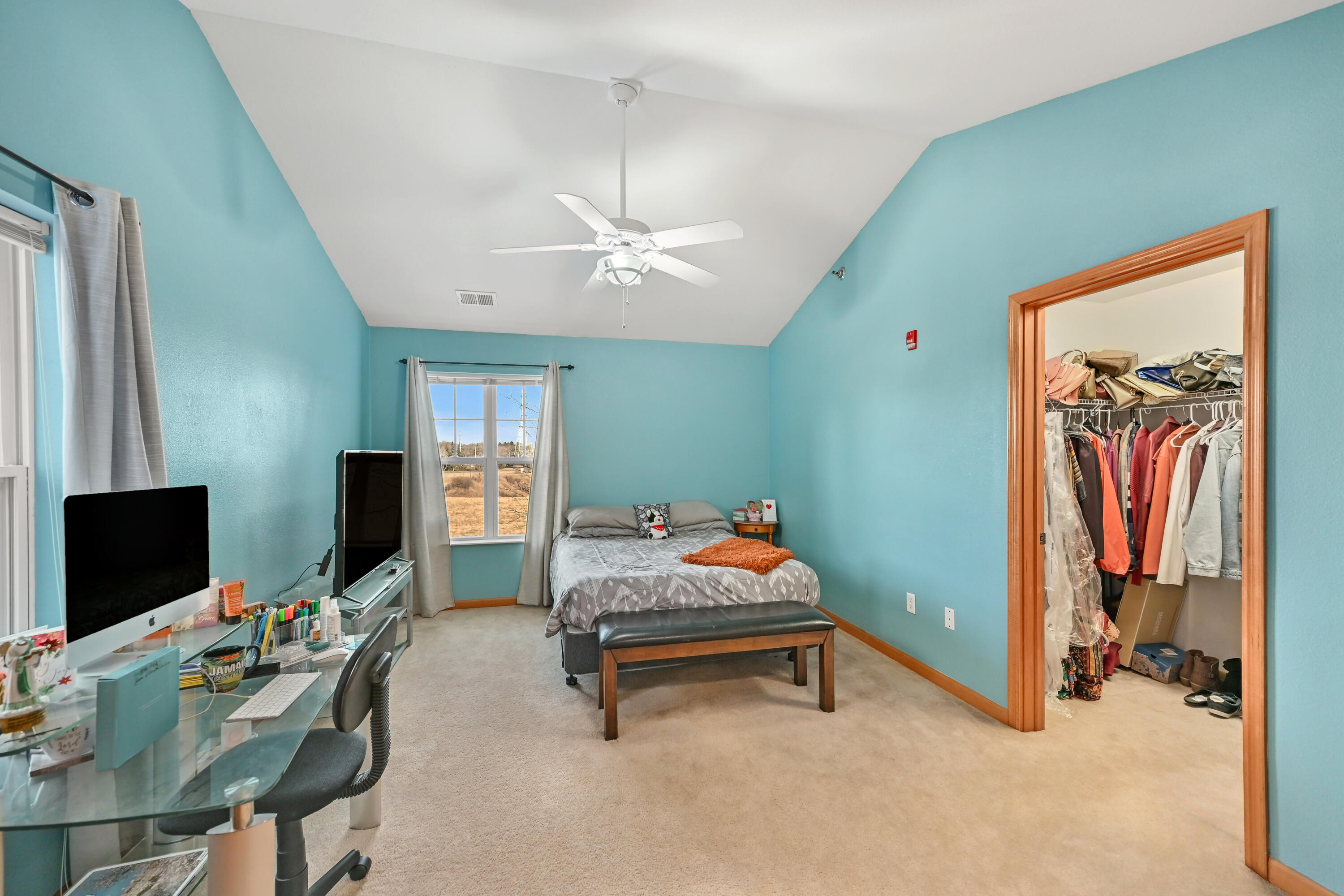 12248 West Virginia Circle, Unit 7 Franklin, WI 53132 - Photo 23 of 28 2nd Bedroom with Walk In Closet