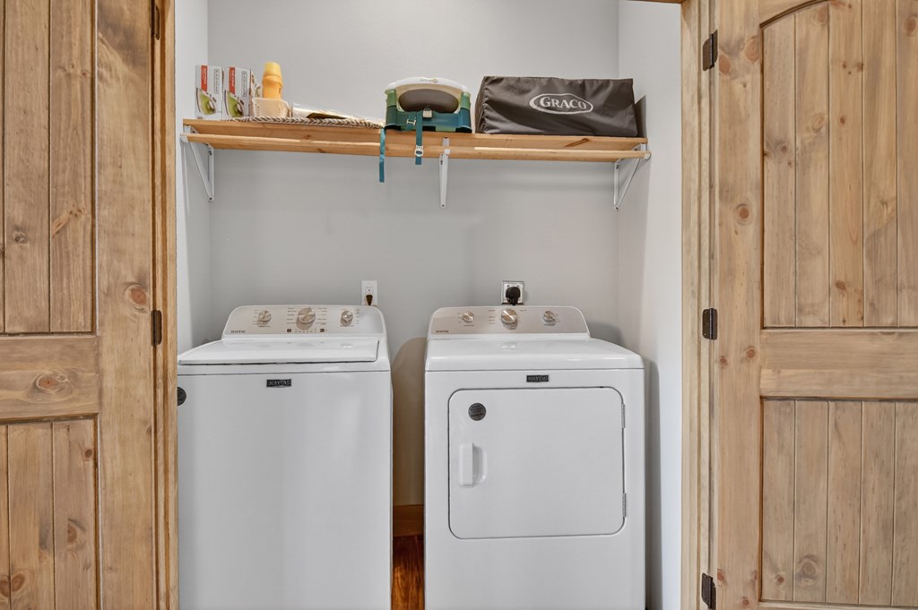 171 Cohutta Overlook Trail Blue Ridge, GA 30513 - Photo 28 of 47 a utility room with dryer and washer