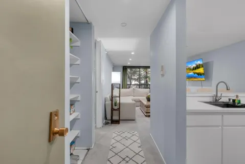 a room with storage and utility