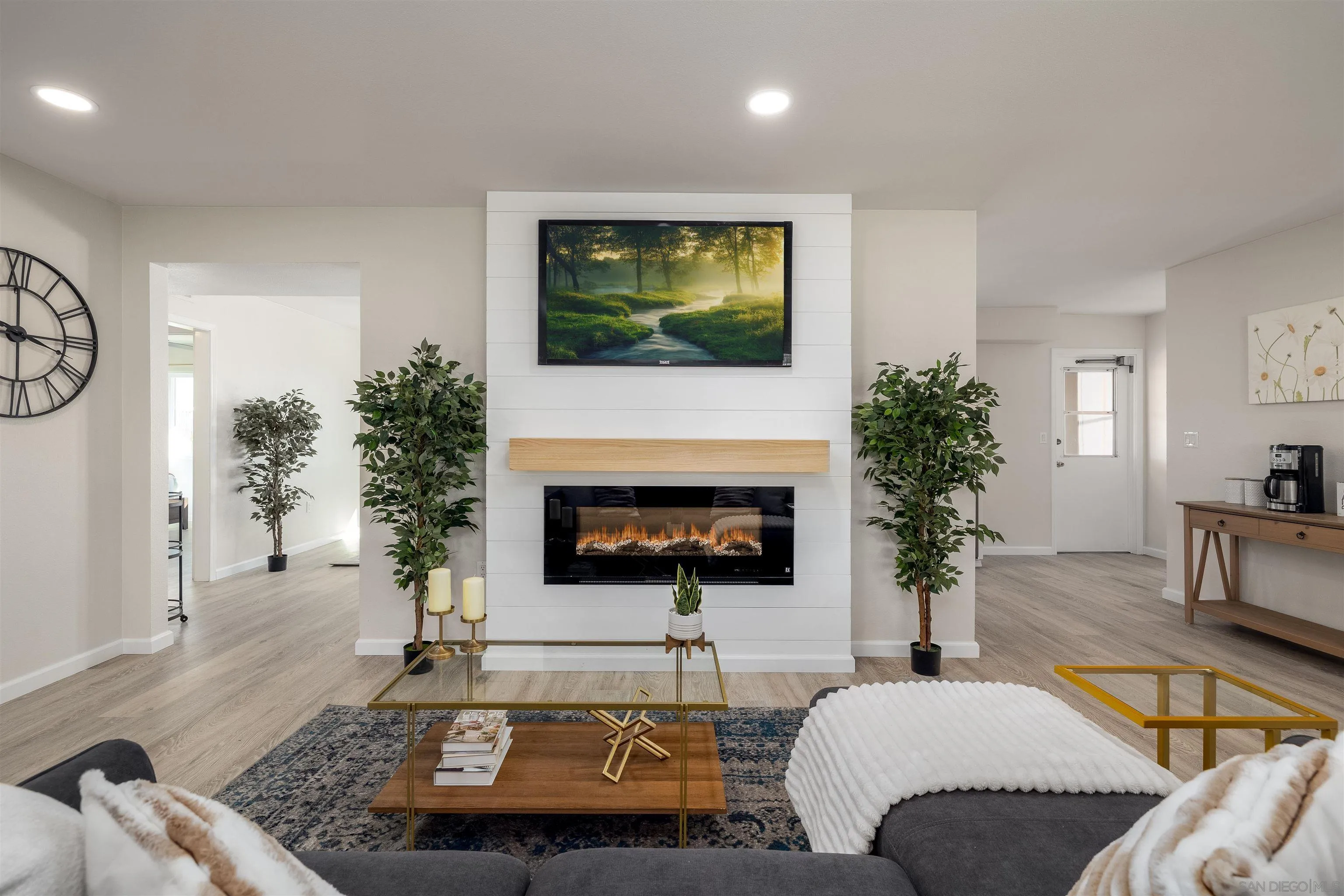 27431 El Rancho Road Menifee, CA 92586 - Photo 11 of 39 a living room with furniture and a fireplace