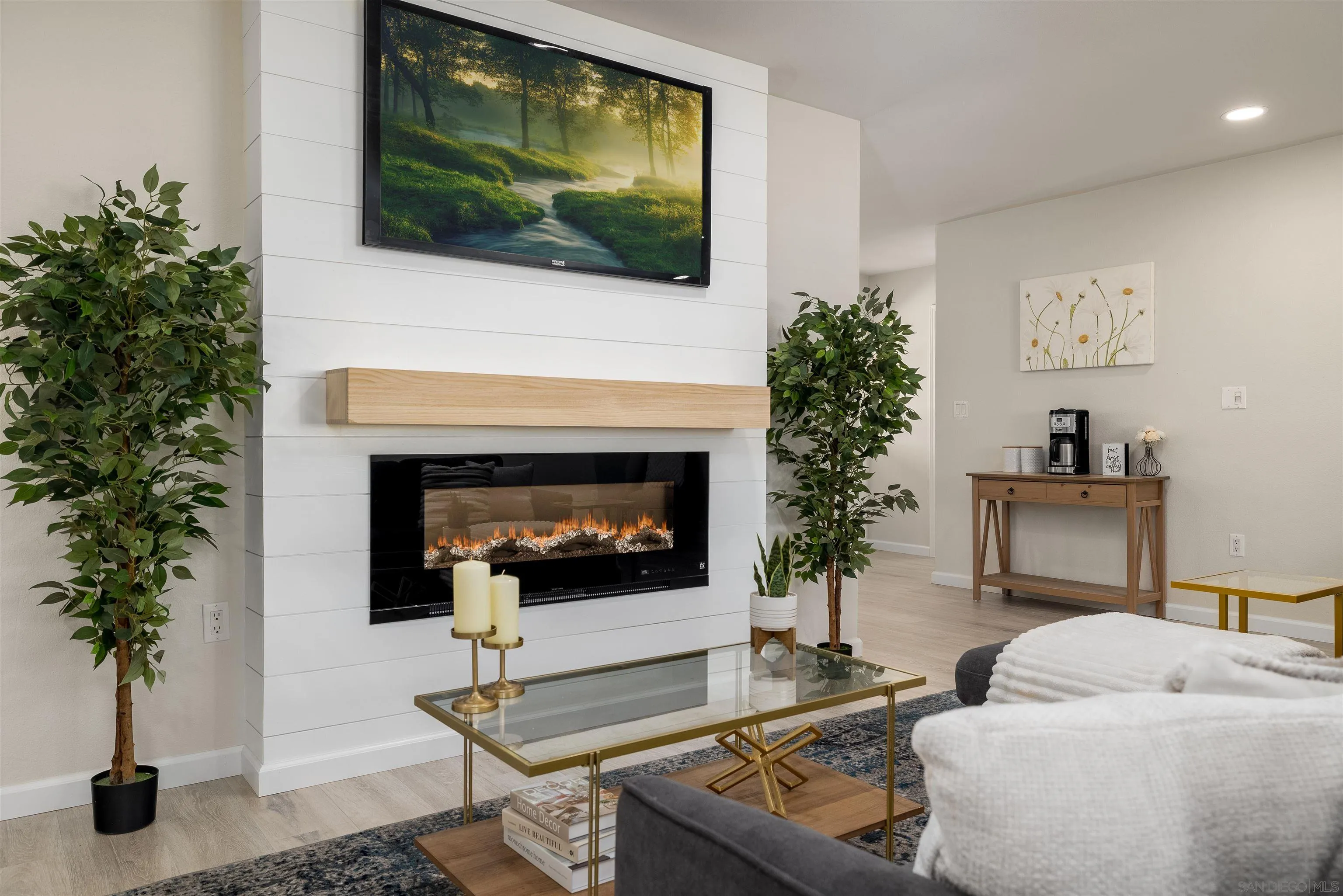 27431 El Rancho Road Menifee, CA 92586 - Photo 10 of 39 a living room with furniture and a fireplace