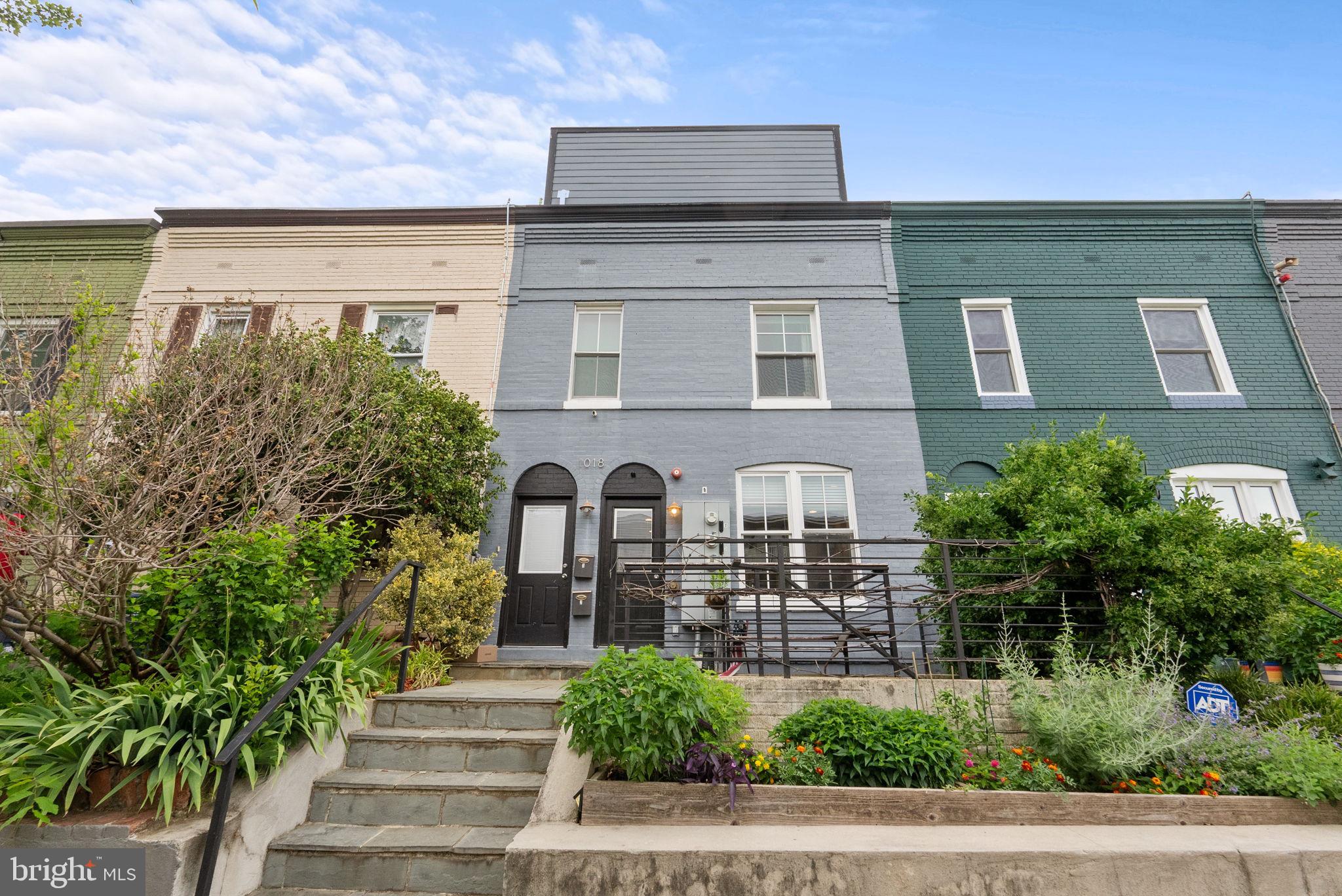 1018 13th Street Southeast, Unit 2 Washington, DC 20003 - Photo 3 of 30 a front view of a house with plants