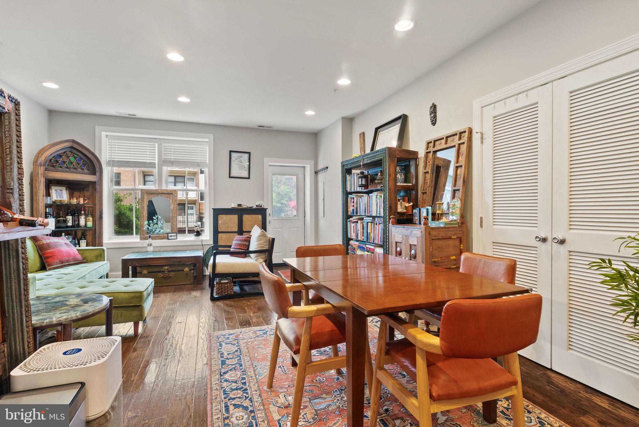 1018 13th Street Southeast, Unit 2 Washington, DC 20003 - Photo 7 of 30 a living room with furniture and wooden floor