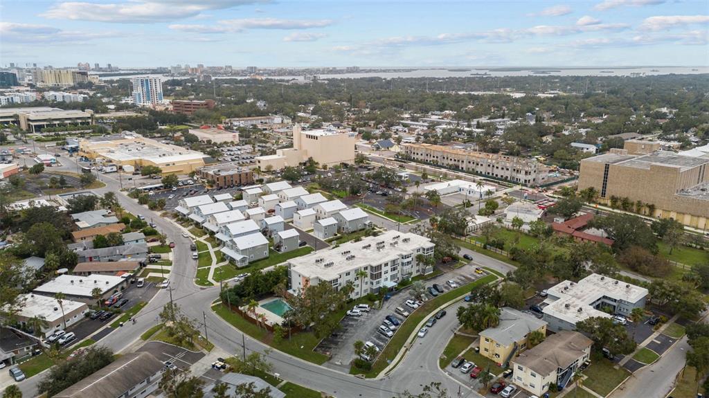 100 Waverly Way, Unit 403 Clearwater, FL 33756 - Photo 43 of 49 an aerial view of city