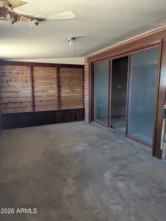 a view of an empty room