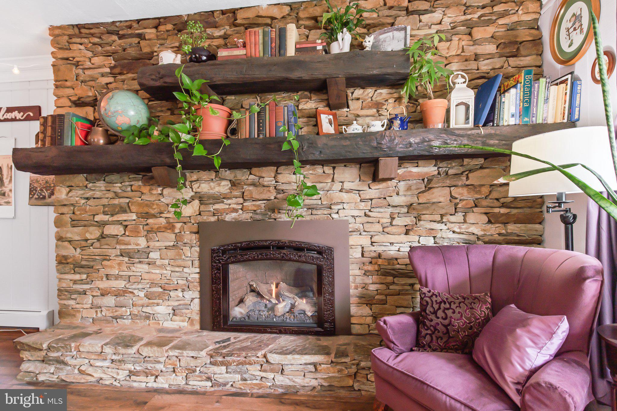 9 Stevens Road Stevens, PA 17578 - Photo 10 of 26 Stacked Stone Gas Fireplace