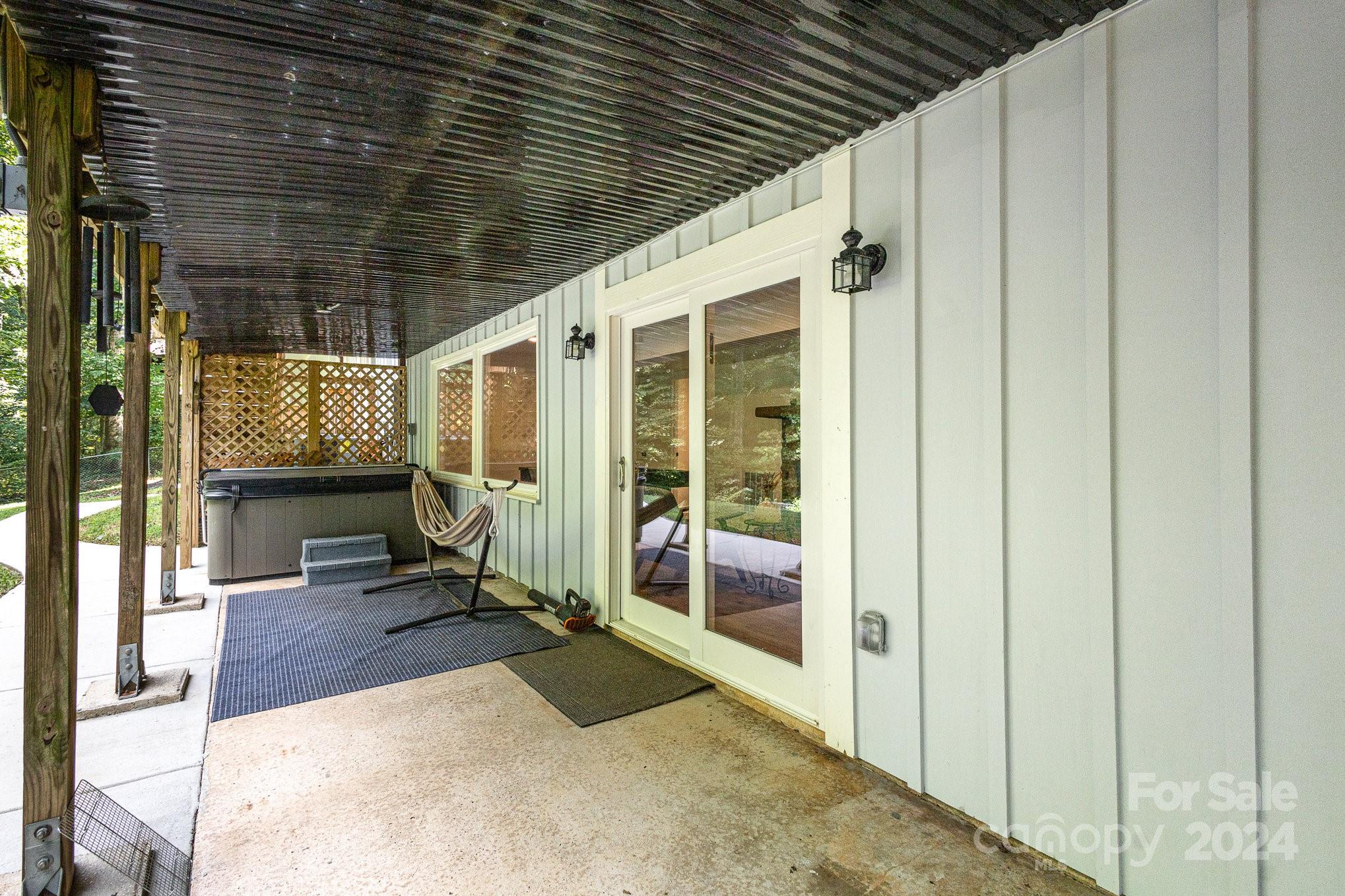 10625 East Lake Road Charlotte, NC 28215 - Photo 37 of 44 a view of backyard with cabin