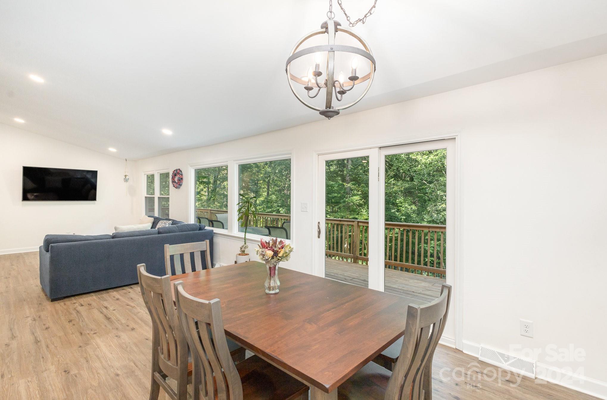 10625 East Lake Road Charlotte, NC 28215 - Photo 7 of 44 a view of a dining room with furniture window and outside view