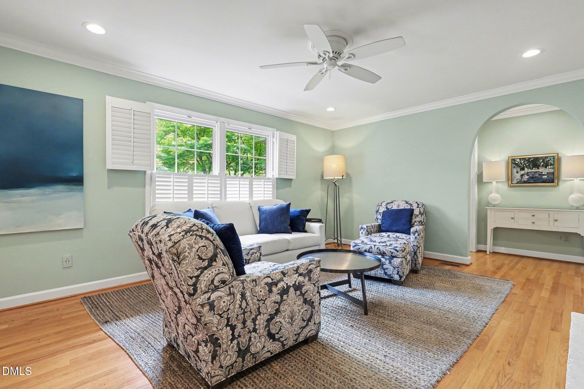1212 Kershaw Drive Raleigh, NC 27609 - Photo 15 of 42 Alcove leads to Primary Bedroom.