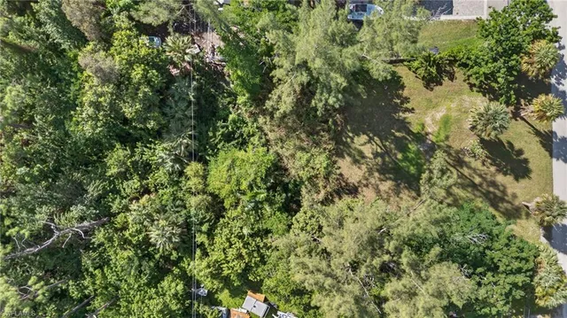 a view of a lake with a building in the background