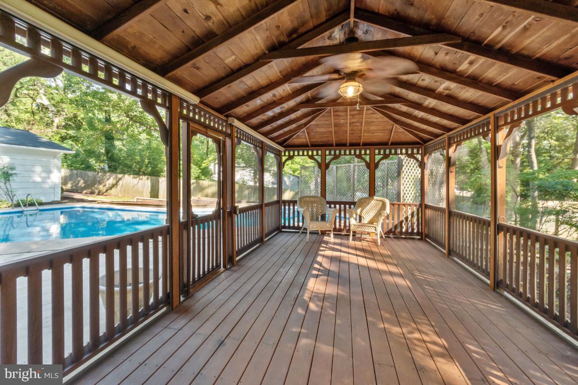 228 Falcon Drive Pasadena, MD 21122 - Photo 39 of 51 INTERIOR GAZEBO WITH CEILING FAN