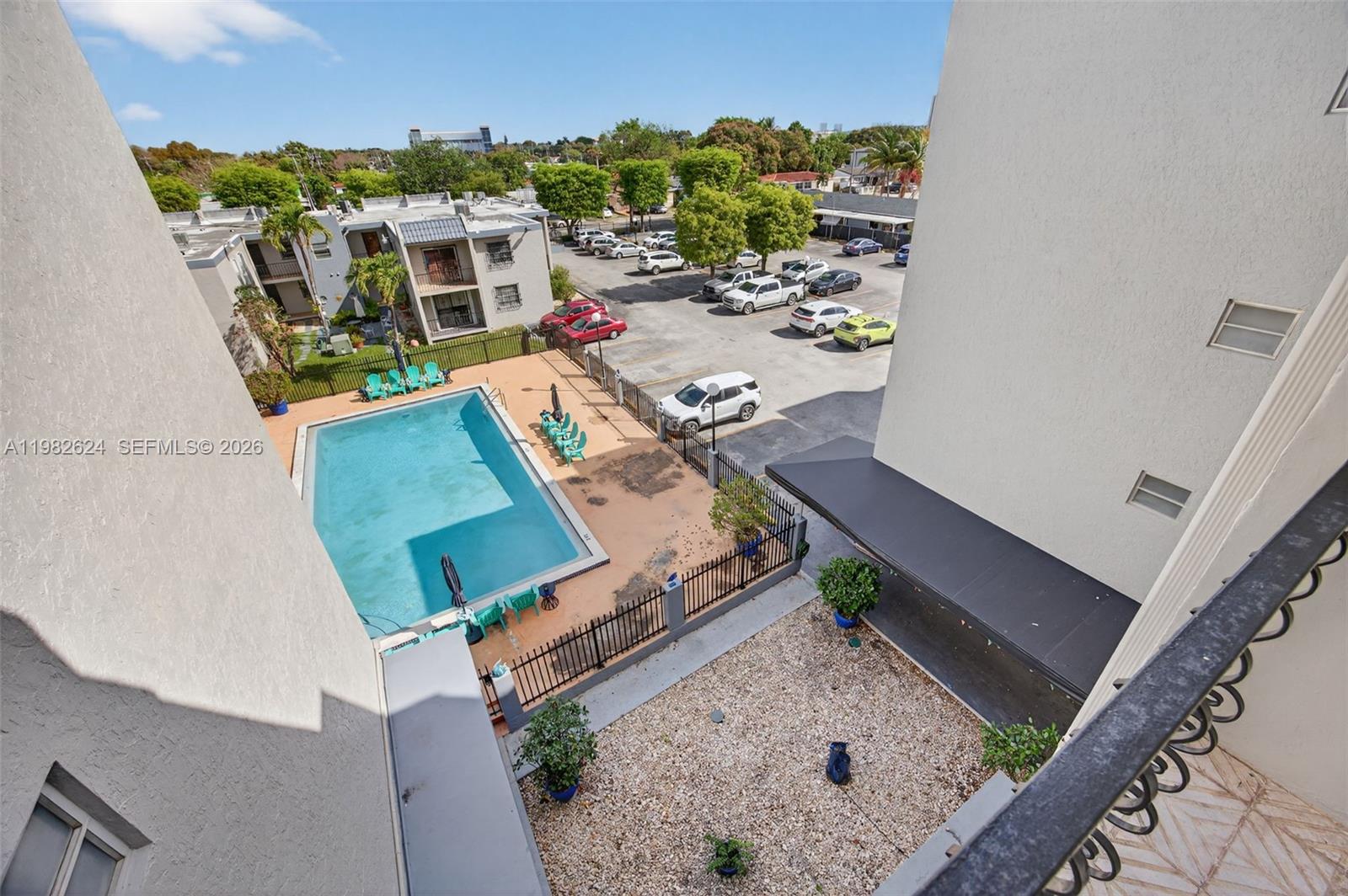 3181 Southwest 13th Street, Unit 416 Miami, FL 33145 - Photo 28 of 40 an aerial view of a house with outdoor space