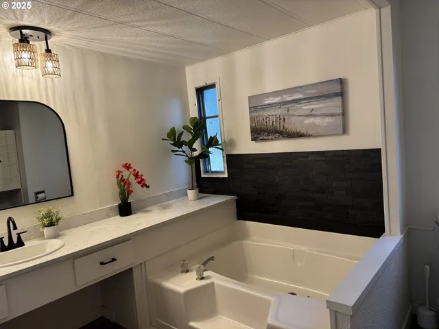 a very nice looking room with a large window