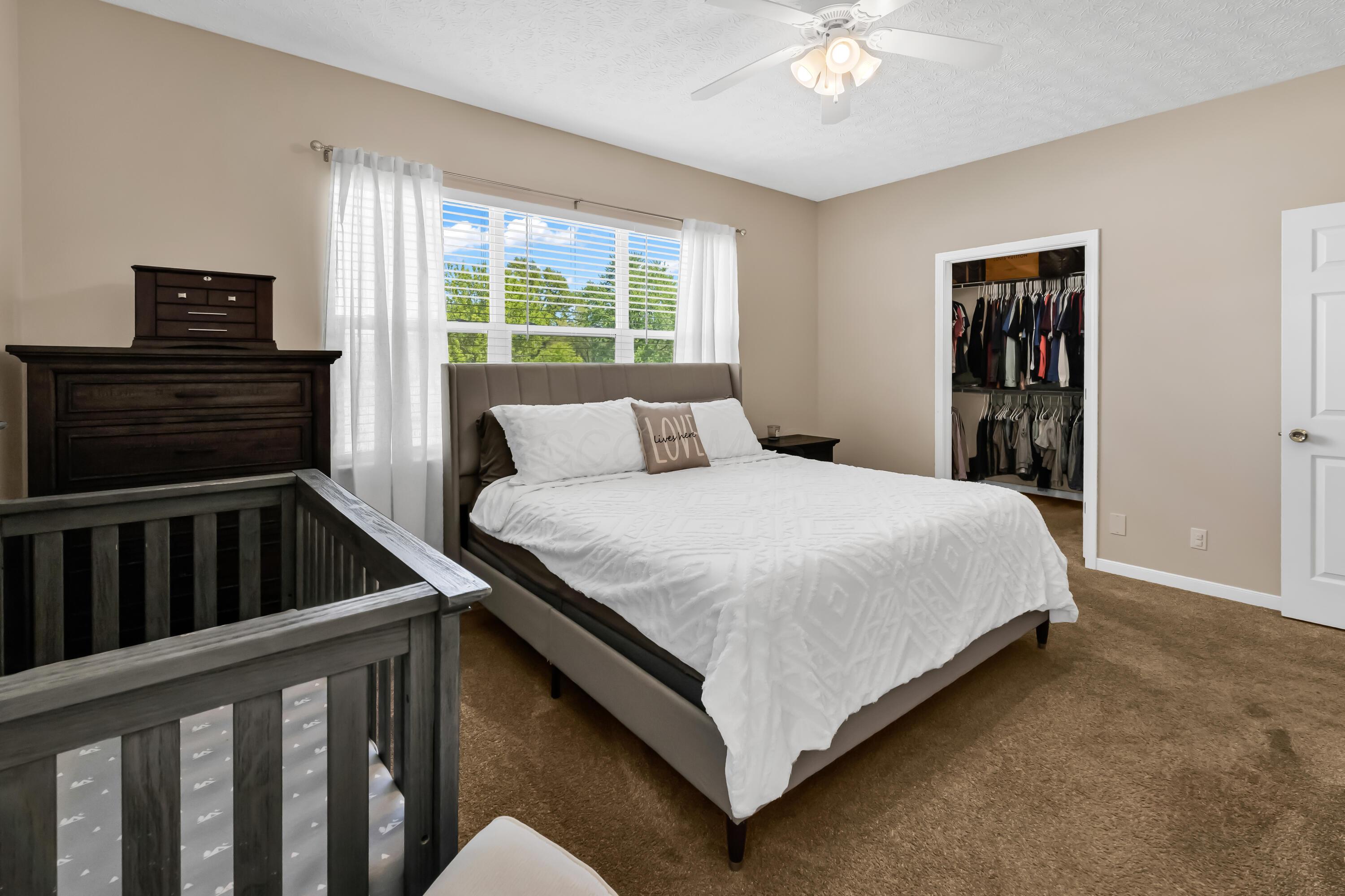 14396 Blamer Road Johnstown, OH 43031 - Photo 21 of 48 • New light sand carpet ~ 2023
• Ivory painted walls
• Lighted ceiling fan
• 2” blinds