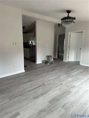 a view of empty room