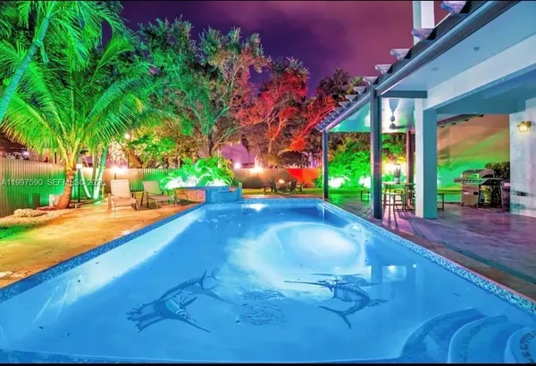 a view of a indoor swimming pool