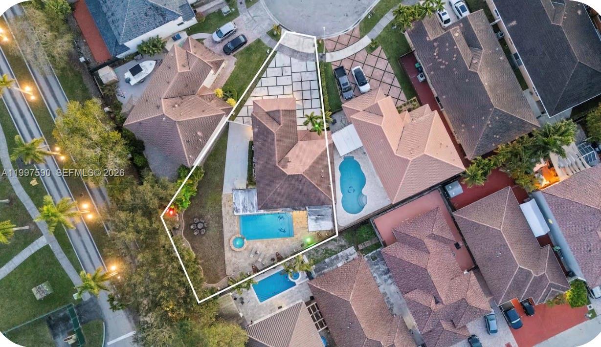 15411 Southwest 36th Terrace Miami, FL 33185 - Photo 45 of 45 an aerial view of a house